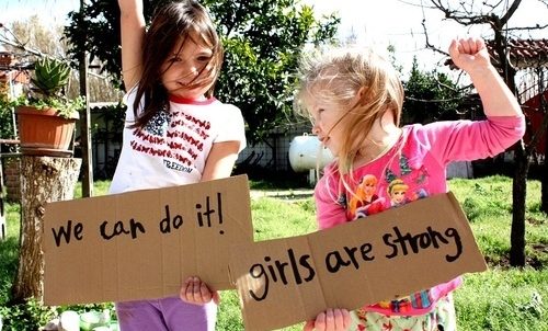 International Women's Day Girls Are Strong