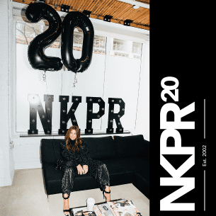 Photo of Natasha Koifman celebrating NKPR20