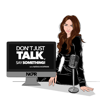 Don't Just Talk, Say Something! Podcast Art