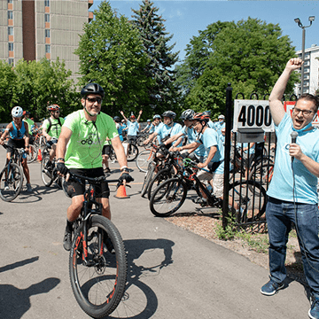 Three Pictures from Tour De Toronto Event