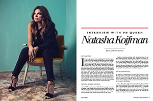 Natasha Koifman in Fresh Magazine May June 2017