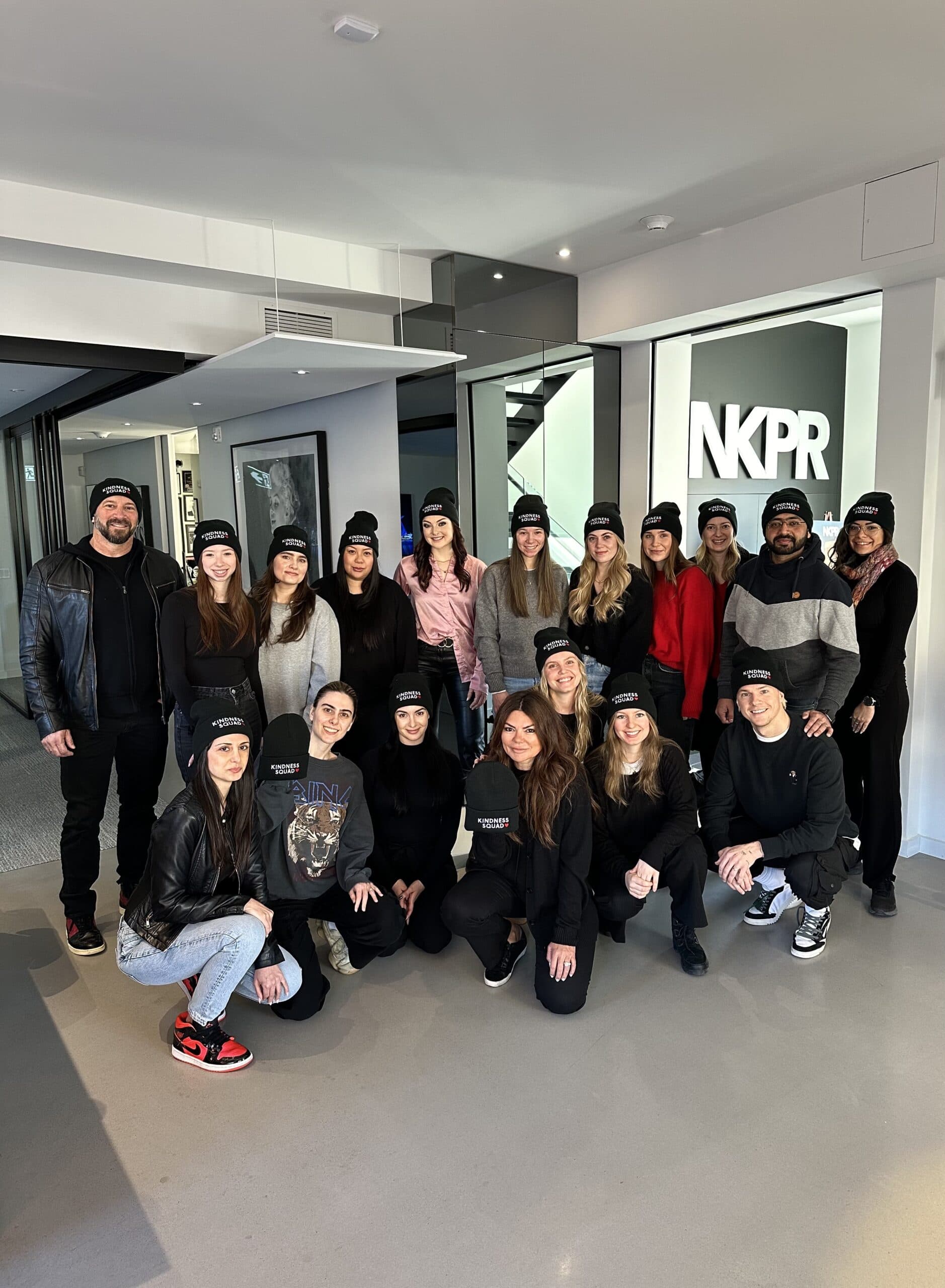NKPR team gathered for 26 Hours Of Kindness Charity Initiative