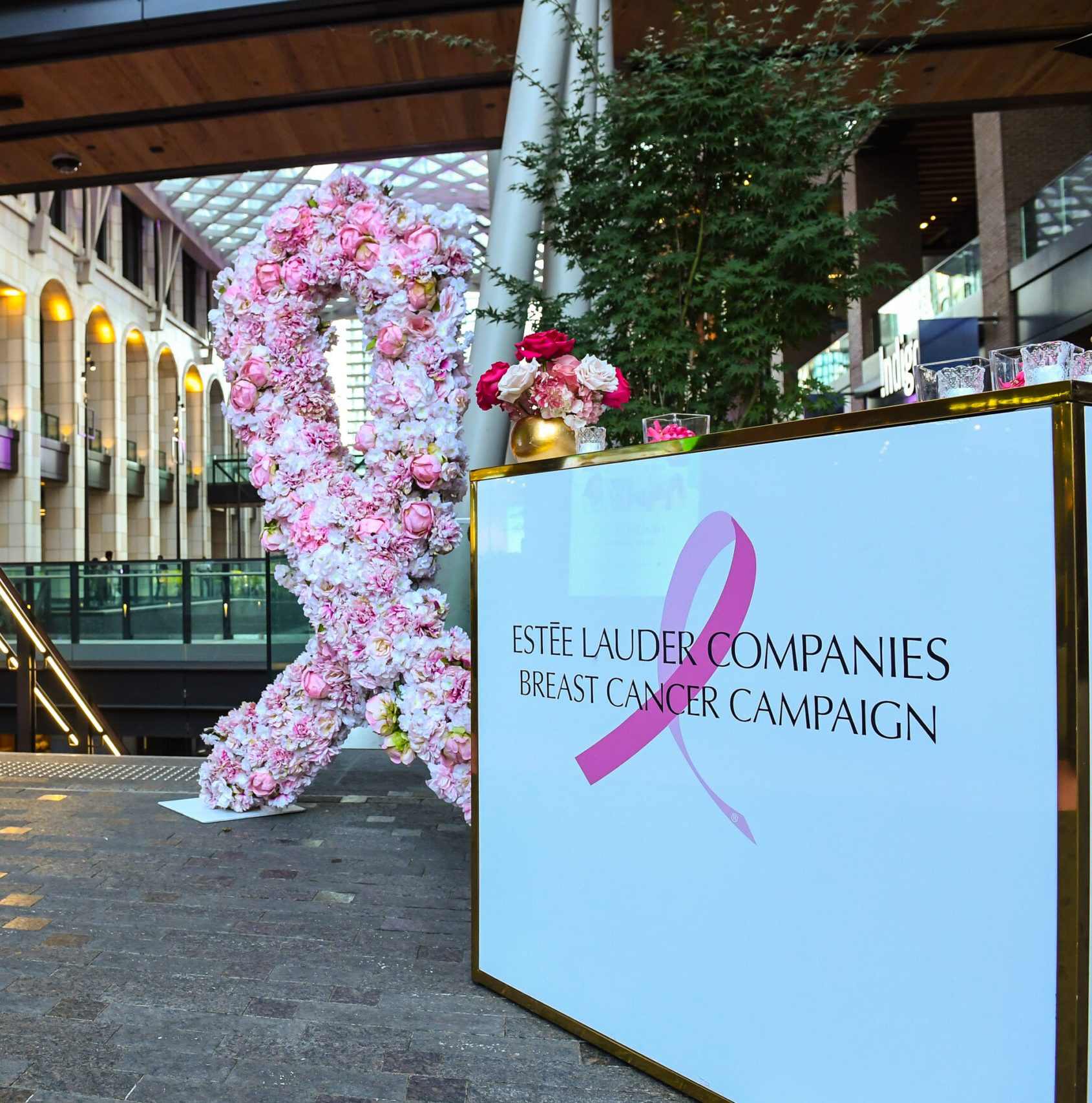 Estee Lauder Breast Cancer Event at The Well